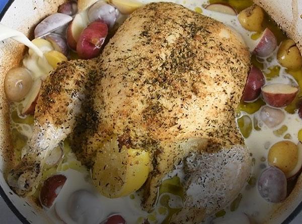 Dutch Oven Roasted Chicken - Step 4